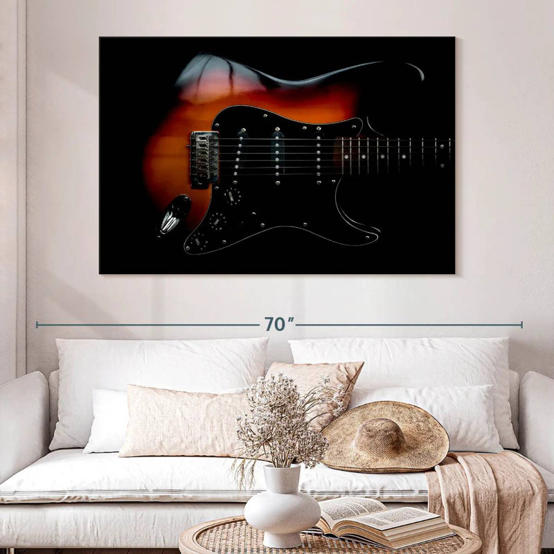 Guitare électrique élégante Abarca, H 20 po x l 30 po