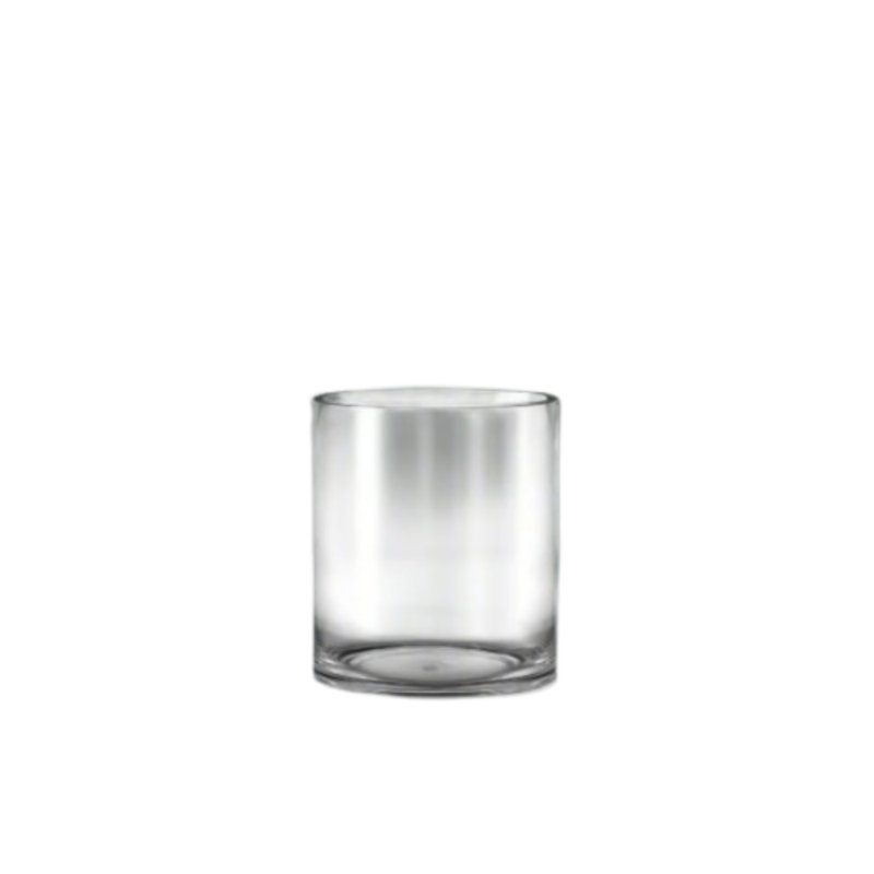 Cylindre en verre transparent, H 5 po x l 5 po x P 5 po