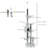 89"-100 Floor to Ceiling Cat Tree w/ Anti-tip Kit, Grey