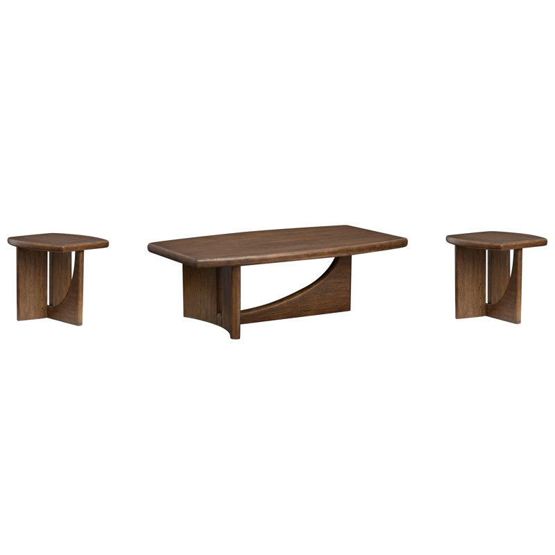 Rectangular Cocktail Table With 2 End Table, 3 Pieces: Coffee Table, 2 End Tables