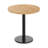 30" Round Solid Wood Commercial Tabletop with 18" Dining Height Base-102232065-102232066-102234108