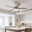 Amantha 52'' Ceiling Fan with Light Kit-453447989