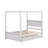 Adwoa Wood Canopy Bed with four Drawers-165946727
