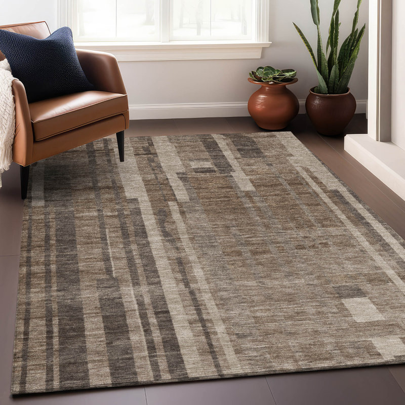 Tapis d'intérieur / extérieur brun Esmara , 9 pi x 12 pi