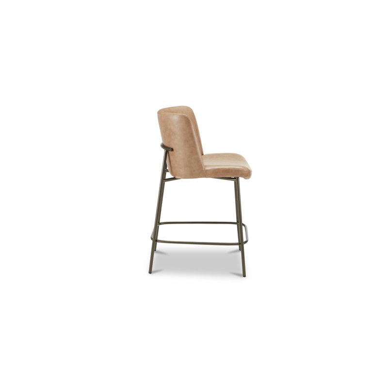 Early Counter Stool Tan Leather