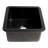 ALFI brand ABF1818S-BM Black Matte Square 18" x 18" Undermount / Drop In Fireclay Prep Sink-55799706