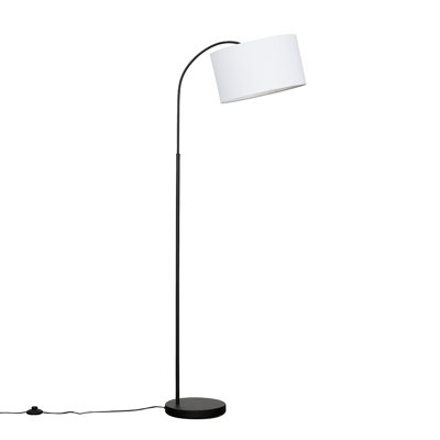 Domani 143cm Gloss Arched Floor Lamp