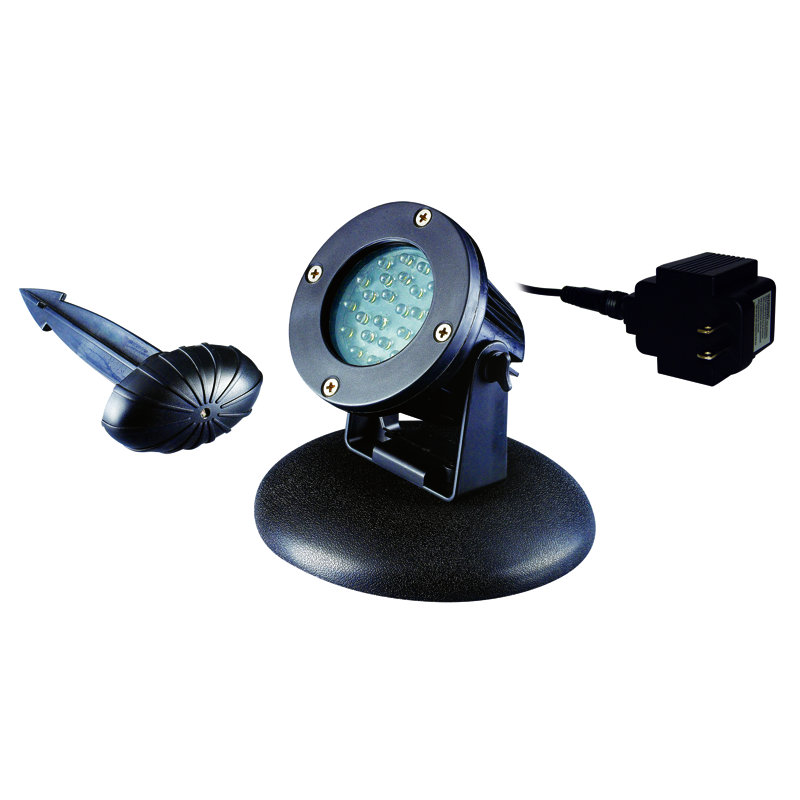 Super Bright Matte Black Plug-in Integrated LED Well Light Pack