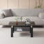 Table basse en verre trempé noir-1542445091