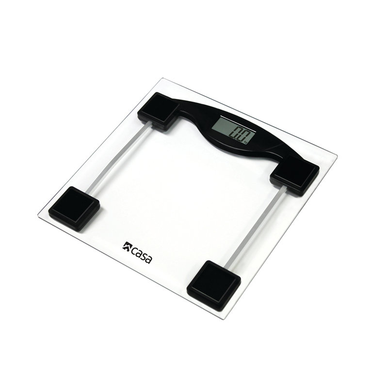Casa Electronic Glass Bathroom Scale - Ultra Flat (CEGS01)