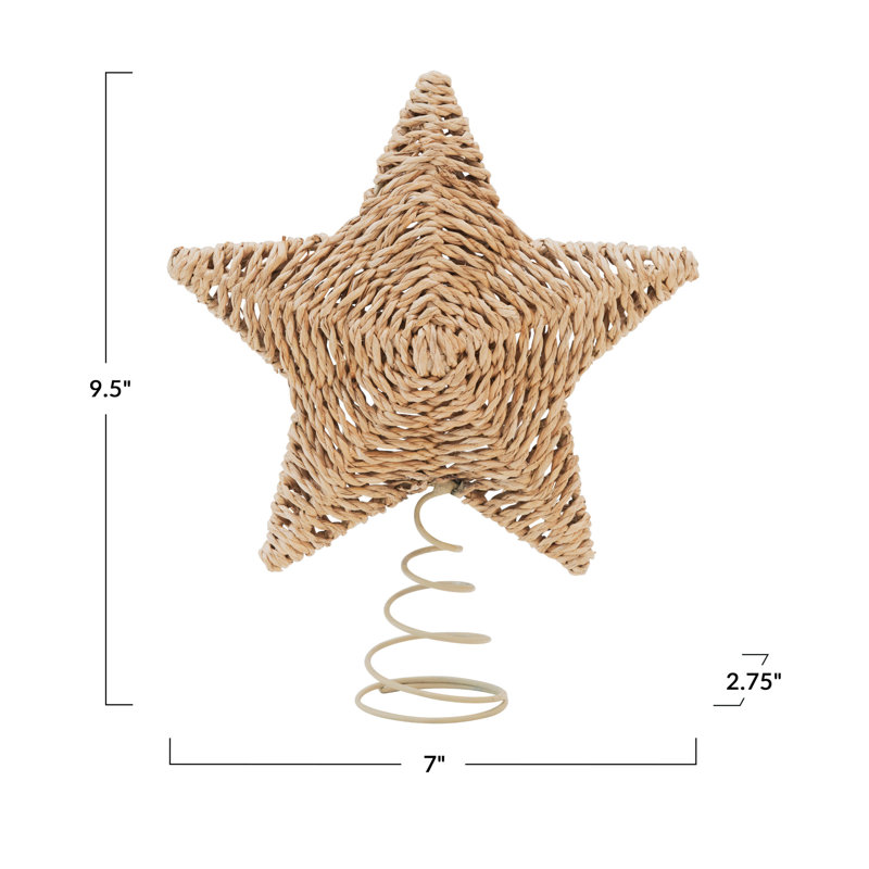 Rope Star Tree Topper