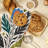 Bright Petals Oven Mitt Cotton Twill