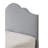 Gray Calupholstered Bed