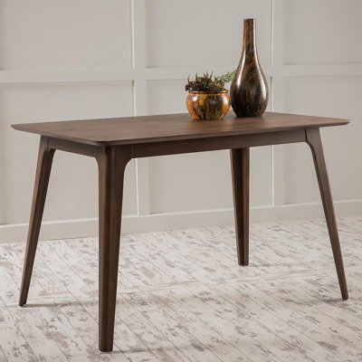 Dining Table Solid Wood Legs, Walnut
