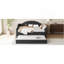 Lit de jour simple rembourré capitonné avec couchette, canapé-lit en velours avec ports USB et ports de charge de type C, aucun sommier nécessaire-40209281