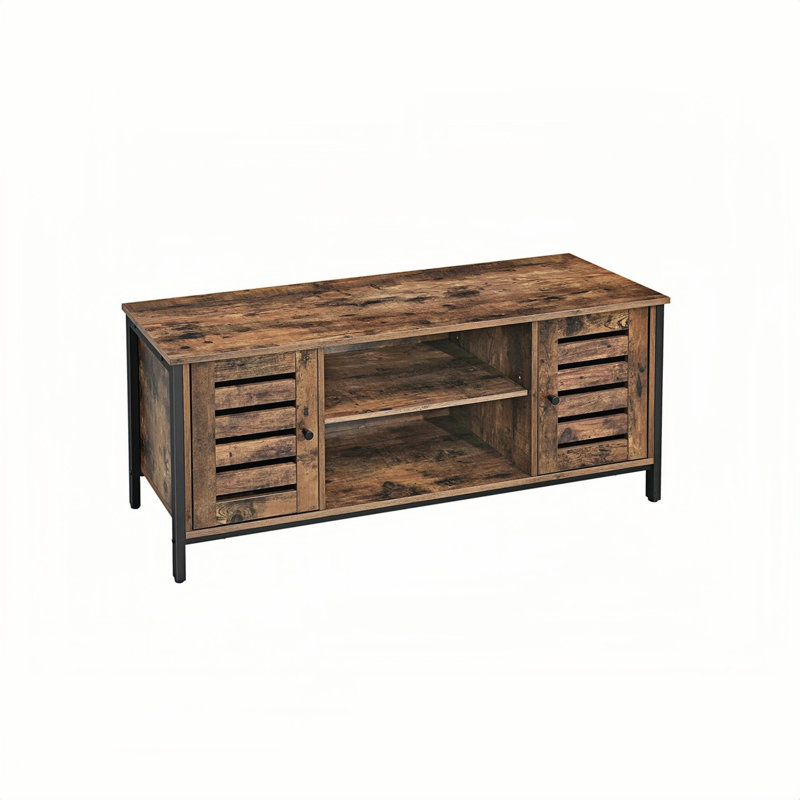 Unfinished TV Stand Fireplace for TVs up to 55" with Fireplace Included