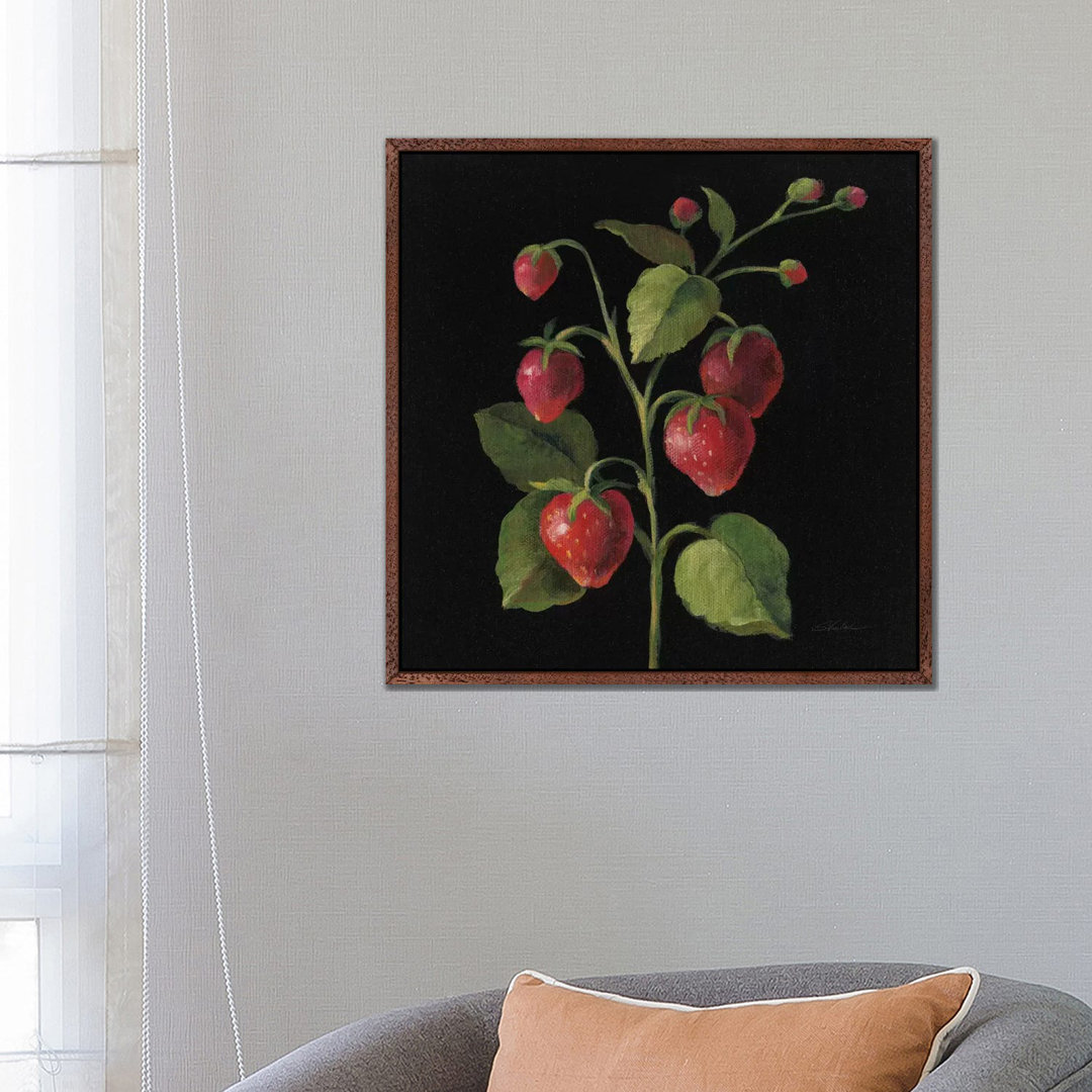 Fraise von Silvia Vassileva - Galerie-verpackte Leinwand Giclée auf Leinwand