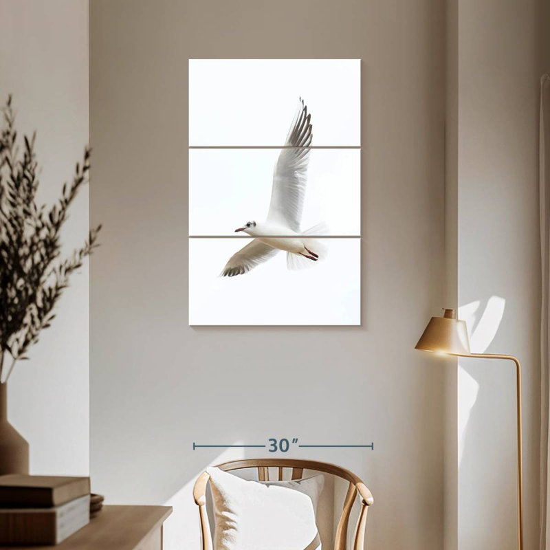 Brampt Flying Kittiwake Gull, 57" H x 36" W