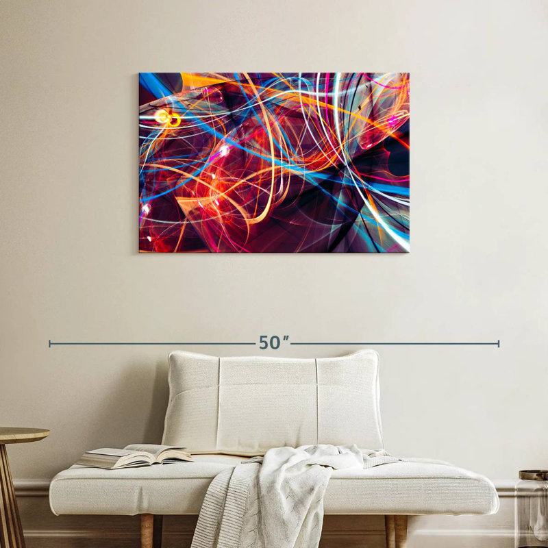 Avery Neon Light Streams, 24" H x 36" W