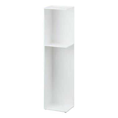 YAMAZAKI home 2294 Toilet Paper Stocker-Bathroom Storage Organizer  Dispenser, One Size, White