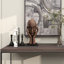 Buste brun en polystone