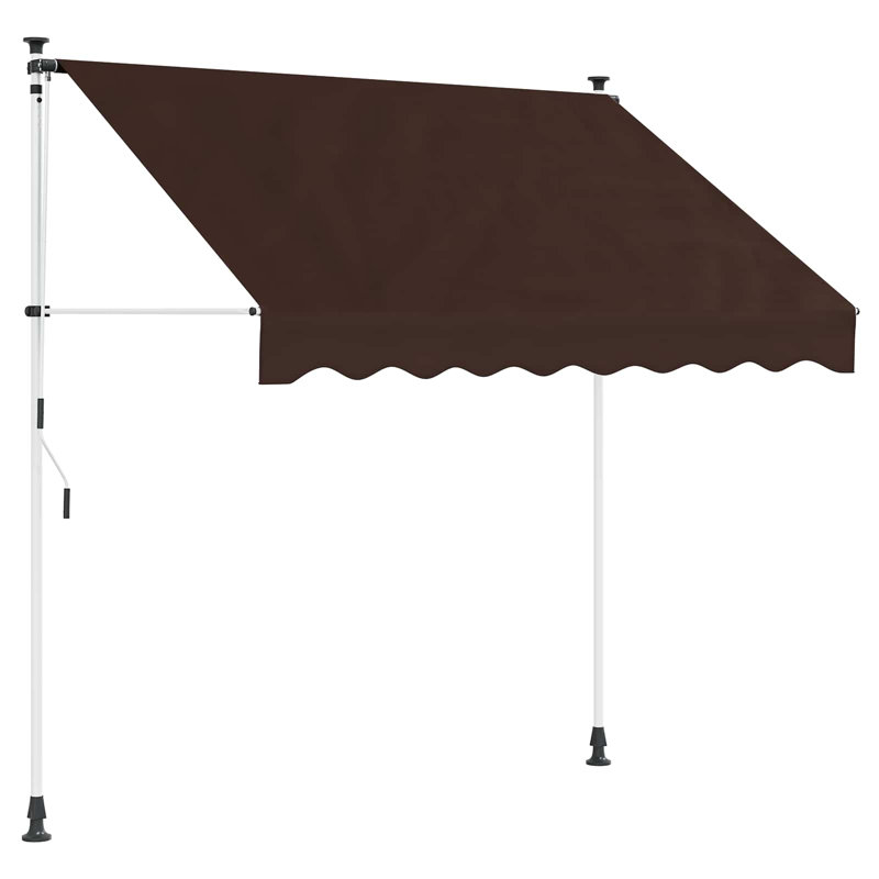 VidaXL Retractable, Brown, 300cm H x 150cm W x 115cm D