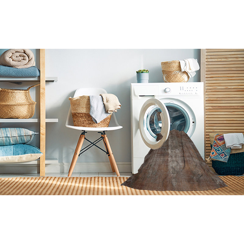 Tapis traditionnel 100% lavable à la machine 1892, Rond 4 pi