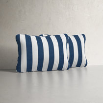 Dellana 23x23 Striped Natural Square Throw Pillow