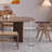 Zilpha Pine Solid Wood Dining Table-2118982056