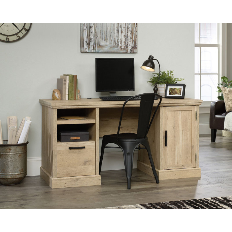 Bureau d'écriture rectangulaire l 59,055 po Kamelya, Brun