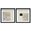 Soft Roughness Set Shadowbox Abstract Print by Oliver Gal, Black Frame, 12 x 12-1110012889-1110012902
