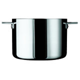 Attiva Deep Pot with Lid 9.45" - 12 Pieces - Stainless Steel