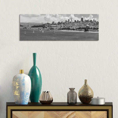 San Francisco Skyline by Melanie Viola - Wrapped Canvas Panoramic Print