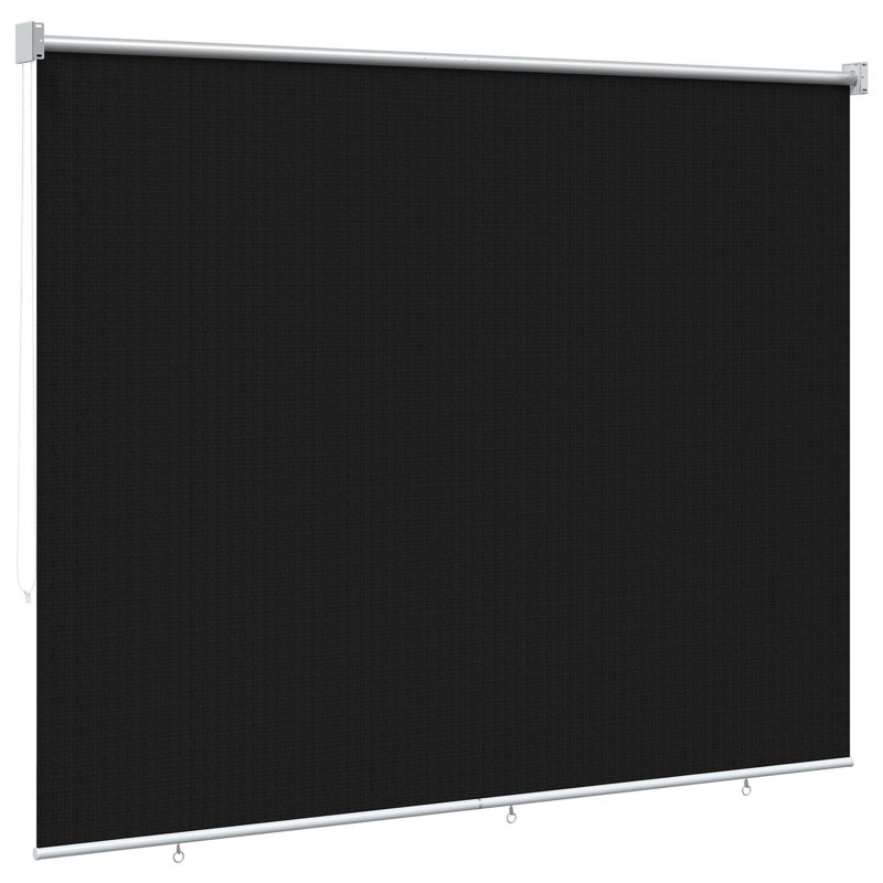Roller shade, Black, 205 cm W x 140 cm L