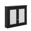 Armoire de rangement murale moderne avec 2 miroirs-180088477