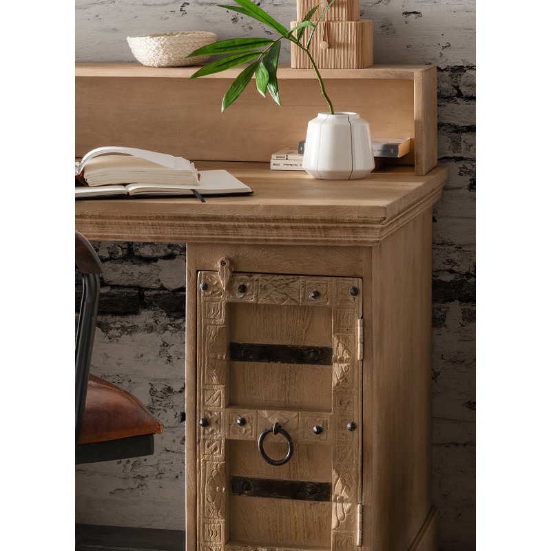 Galinoporni Solid Wood Computer Desk