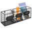 Metal Rectangle Flatware Caddy
