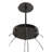 6 - Light Dimmable Geometric Chandelier