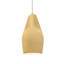 Radiance - luminaire suspendu 1 lumière Tall Crease - jaune estompé - laiton antique - ampoule remplaçable - cordon blanc-86759884-86759928-86759876