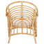 Chaise d'appoint Coltan avec coussin-1096199878