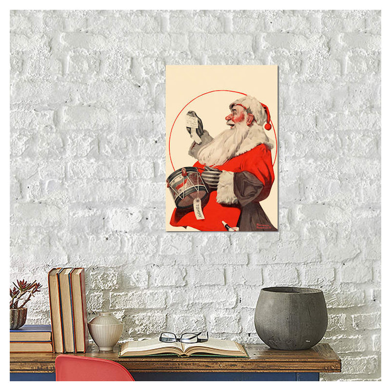 Norman Rockwell - Wrapped Canvas Print, 66.04 cm H x 45.72 cm W x 3.175 cm D