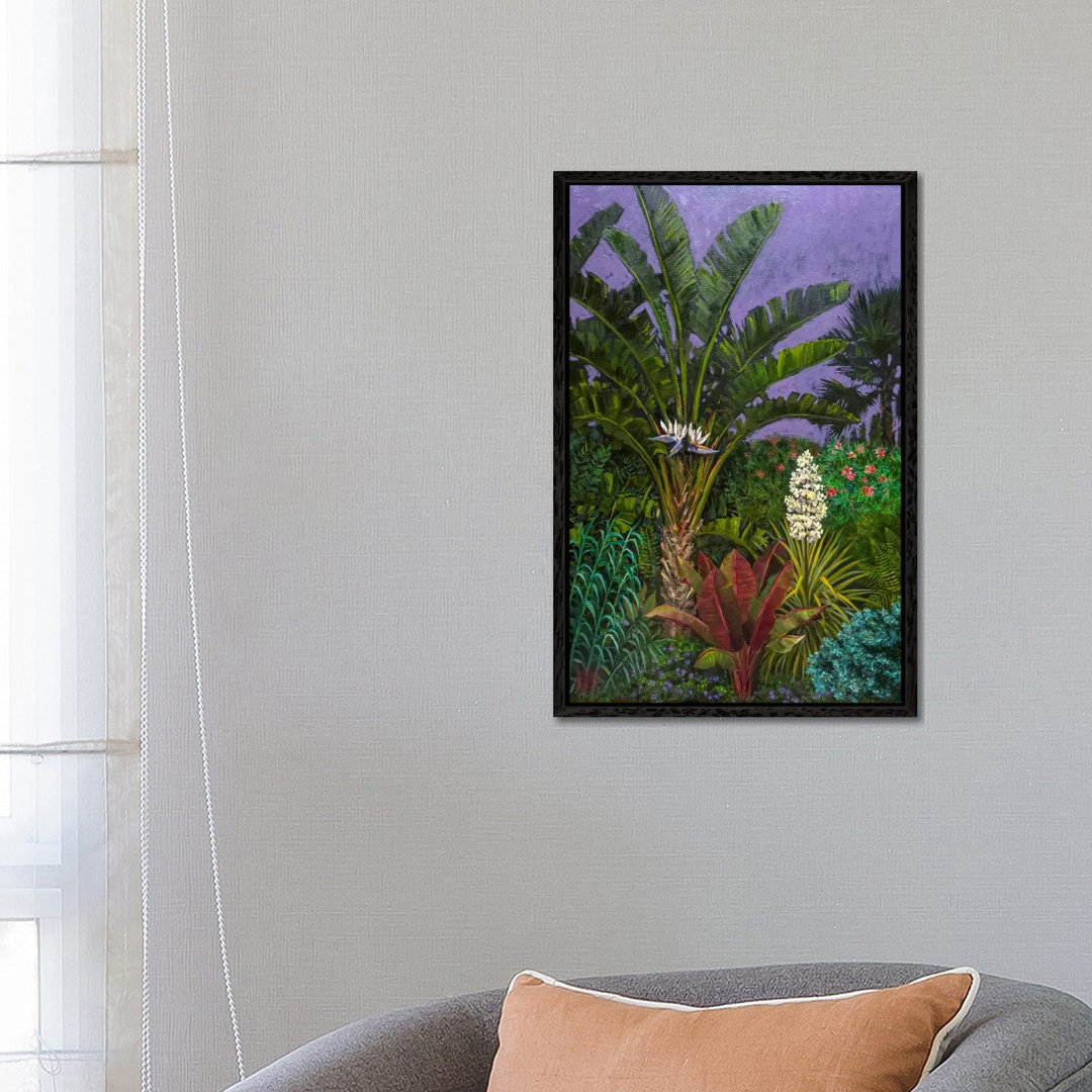 Botanische Gärten bei Nacht von Katia Bellini - Galerie-verpackte Leinwand Giclée auf Leinwand