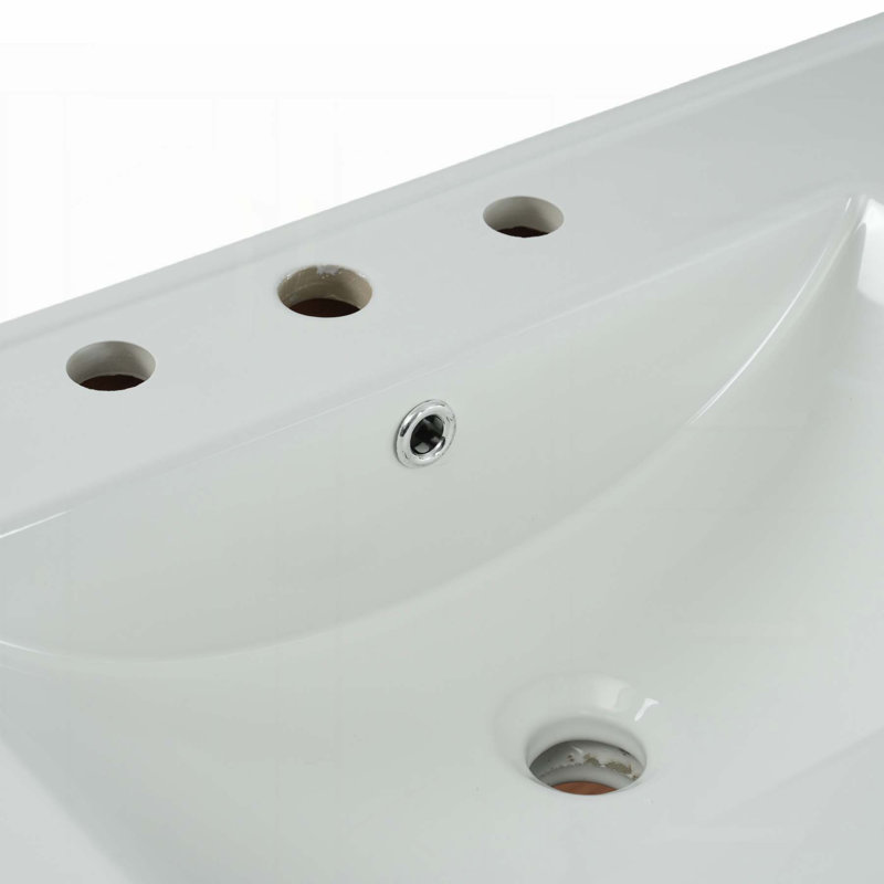 Charmant meuble-lavabo moderne avec un design polyvalent et beaucoup de rangement
