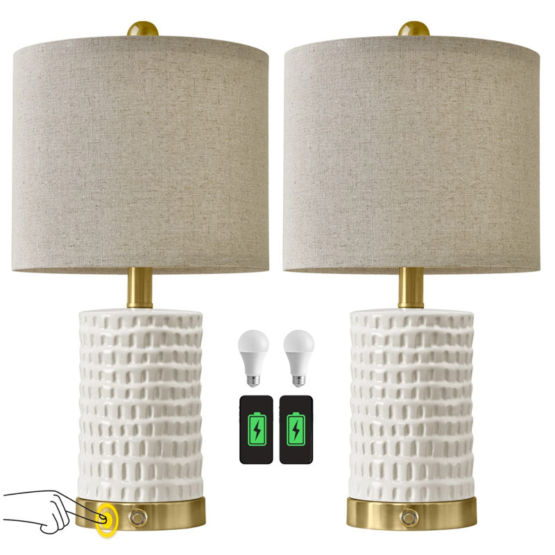 Alliyiah Ceramic Desk Lamp