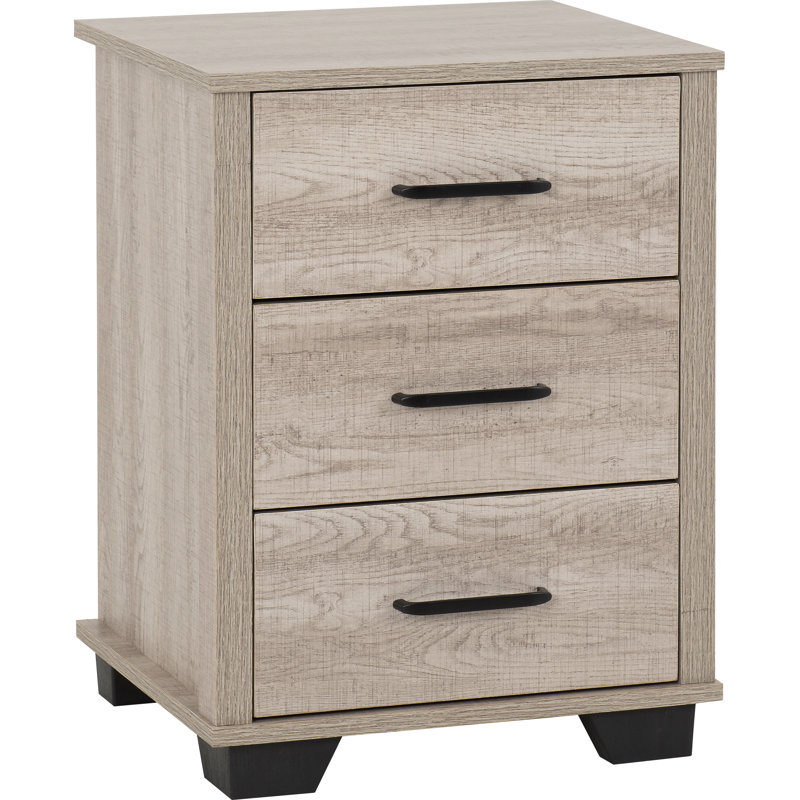 Naisha 45cm W Particle Board / Chipboard Bedside Table