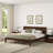 Mid-Century Modern Design Solid Rubberwood Bed Frame, No-Tool Quick Assembly Mortise And Tenon Structure-1848643969-1848643970