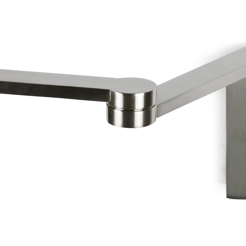 Manhattan 1-Light Swing Arm Sconce, Satin Nickel, No