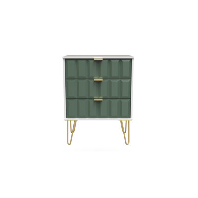 Allem 3 Drawer Chest (Ready Assembled)