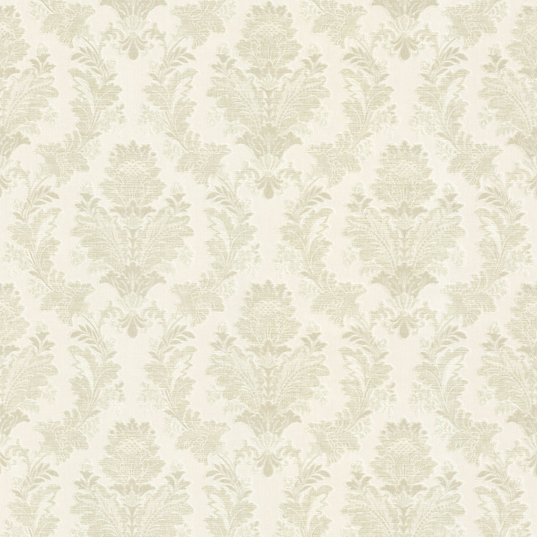 Juliette Capulet Silk 33' x 20.5" Damask 3D Embossed Wallpaper Brewster Home Fashions 
