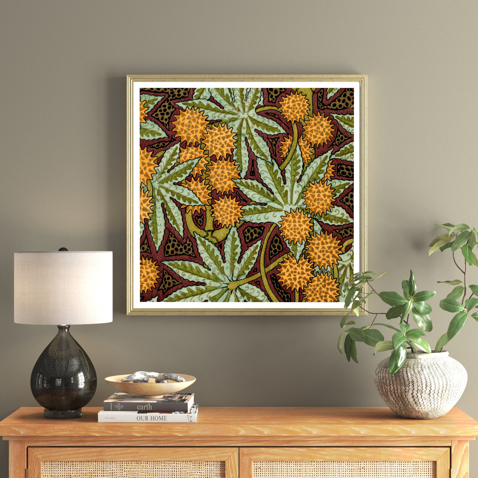 Bates "Textile Patterns 19th Century" Print